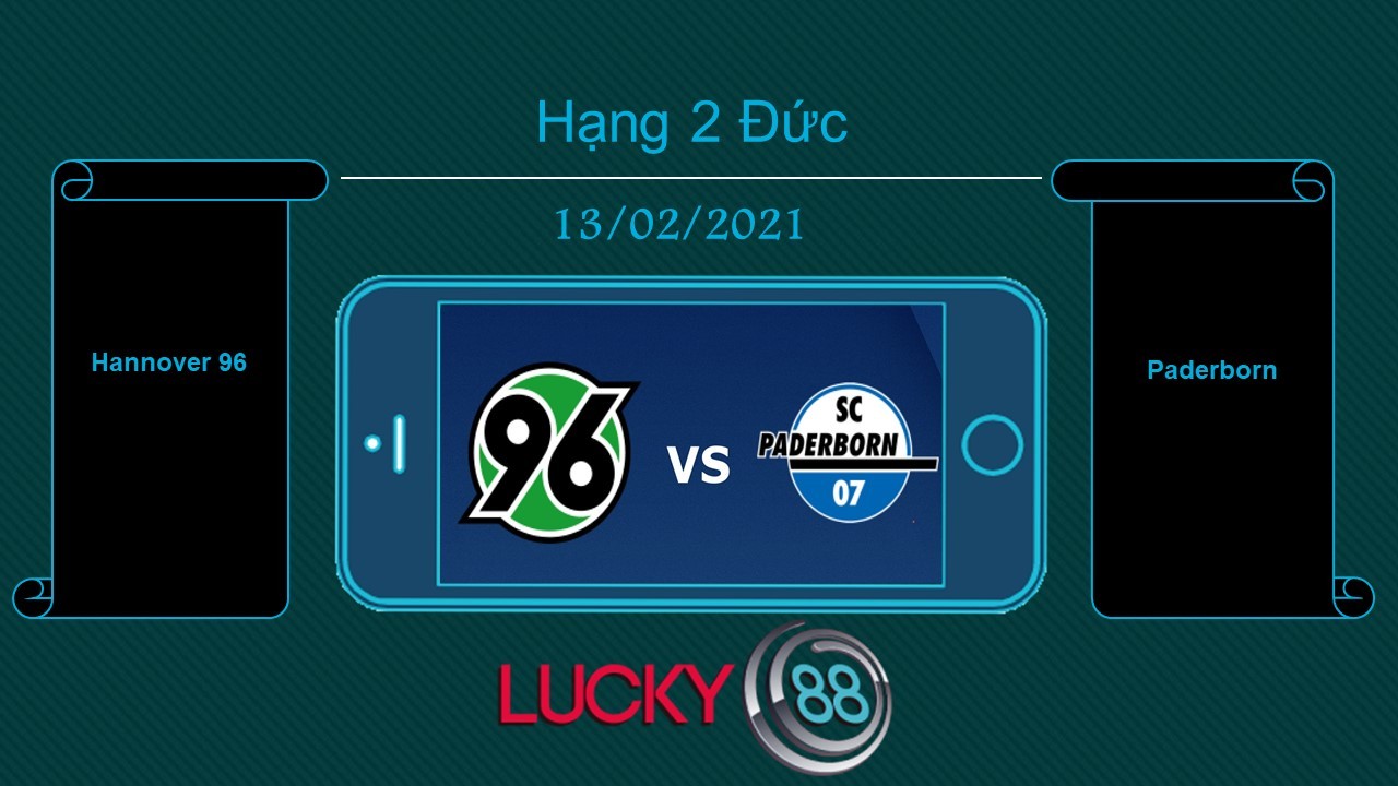LUCKY88 Hannover 96 vs Paderborn , Tip bóng đá miễn phí ngày 13/02/2021