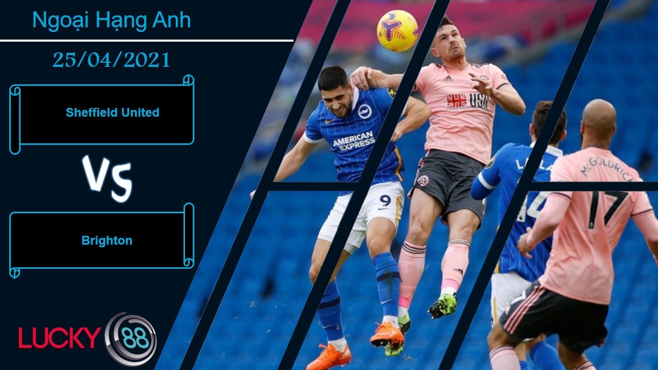 LUCKY88 Sheffield United vs Brighton, Nhận định bóng đá 25/04/2021, Thời cơ phá dớp
